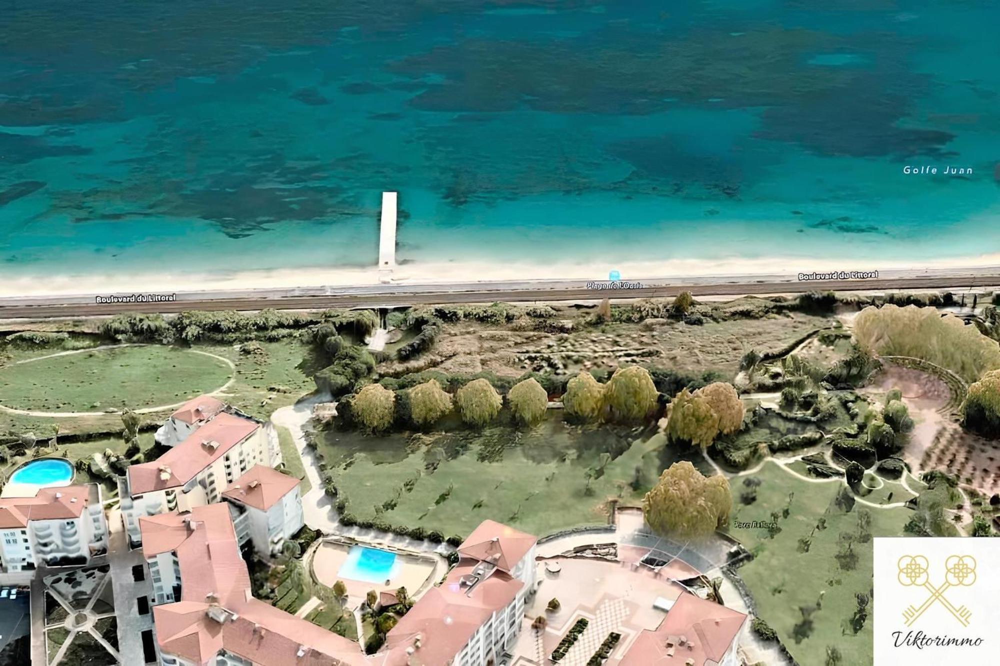 1 Bedroom Sea View, Swimming Pool, Beach On Foot, Parking Antibes Kültér fotó